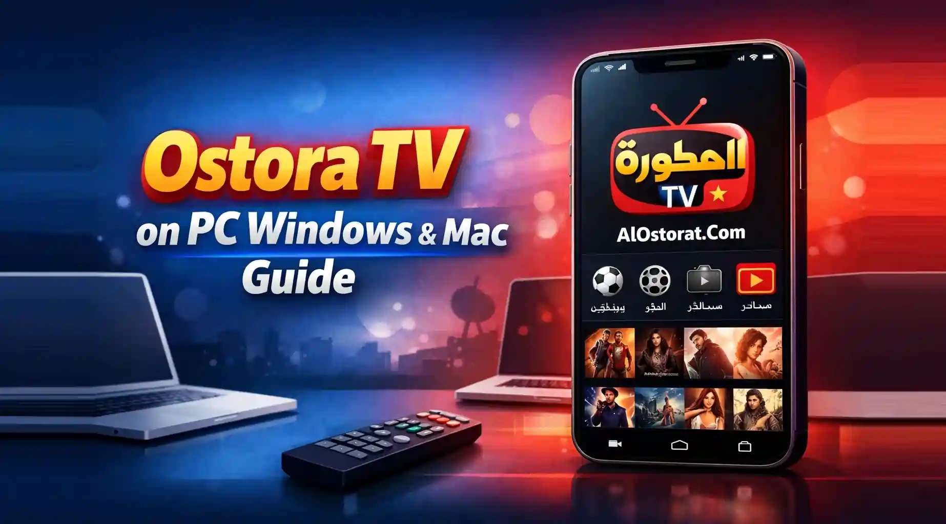 دليل استخدام تطبيق الاسطورة على أجهزة الكمبيوتر التي تعمل بنظامي التشغيل Windows و Mac